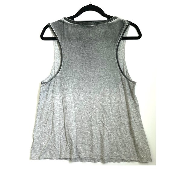 Rag & Bone Sleeveless Concert Tank Ombre Gray Sz M - Picture 4 of 11